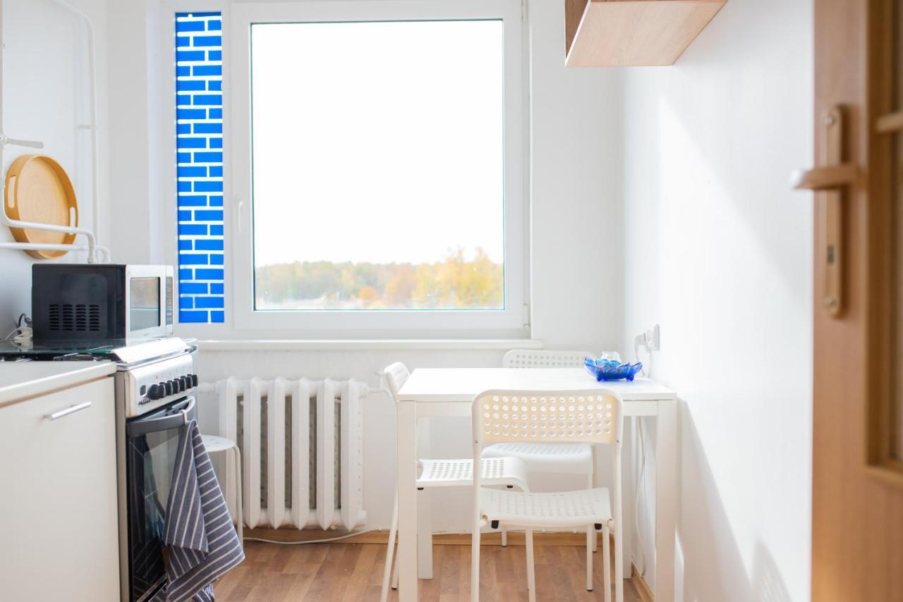 Centro Apartamentai Naujoji Akmene Exteriör bild
