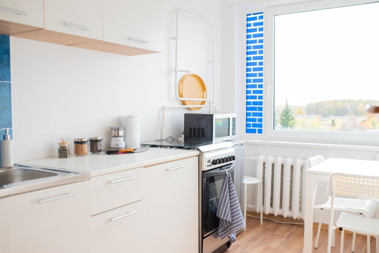 Centro Apartamentai Naujoji Akmene Exteriör bild