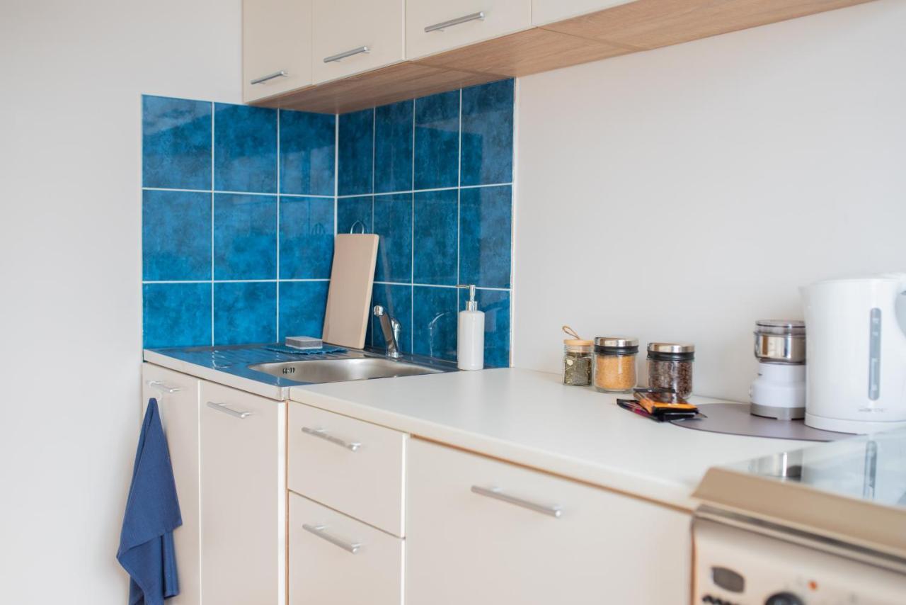 Centro Apartamentai Naujoji Akmene Exteriör bild
